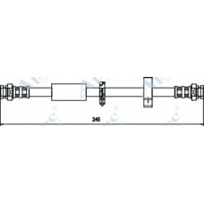 HOS3460 APEC Тормозной шланг