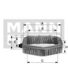 C 40 193 MANN-FILTER Воздушный фильтр