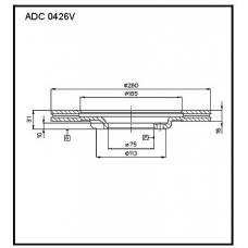 ADC 0426V Allied Nippon Гидравлические цилиндры