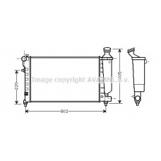 CN2197 Prasco Радиатор, охлаждение двигателя