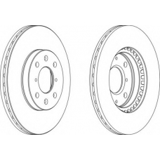 DDF1520C FERODO Тормозной диск