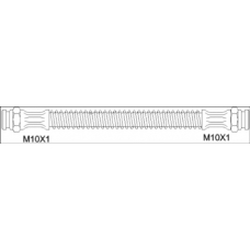 G1900.39 WOKING Тормозной шланг