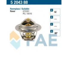 5204388 FAE Термостат, охлаждающая жидкость