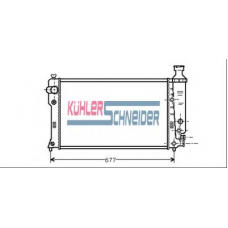 0713001 KUHLER SCHNEIDER Радиатор, охлаждение двигател