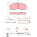 GDB5095 TRW Комплект тормозных колодок, дисковый тормоз