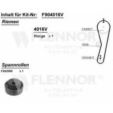 F904016V FLENNOR Комплект ремня грм