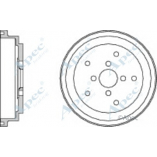 DRM9187 APEC Тормозной барабан