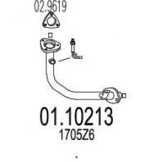 01.10213 MTS Труба выхлопного газа
