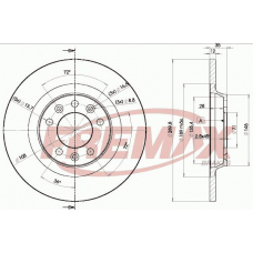 BD-4609 FREMAX Тормозной диск