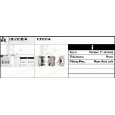 DC72994 EDR Тормозной суппорт