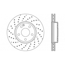 BDR2645.20 OPEN PARTS Тормозной диск