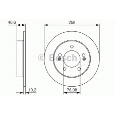 0 986 479 059 BOSCH Тормозной диск