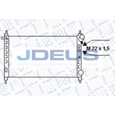 020M44 JDEUS Радиатор, охлаждение двигателя
