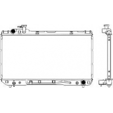 3461-1008 SAKURA  Automotive Радиатор, охлаждение двигателя