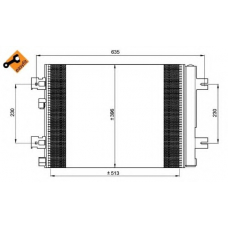 35947 NRF Конденсатор, кондиционер