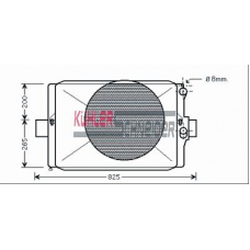 4103201 KUHLER SCHNEIDER Радиатор, охлаждение двигател