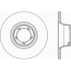 BDA1159.10 OPEN PARTS Тормозной диск