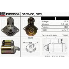DRS3554 DELCO REMY Стартер