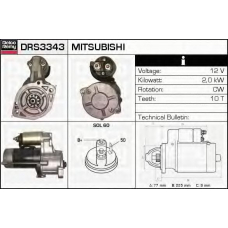 DRS3343 DELCO REMY Стартер