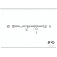 19036993 CORTECO Тормозной шланг