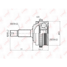 CO4605A LYNX Шрус наружный