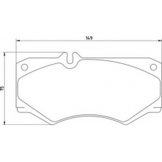 363710200311 MAGNETI MARELLI Комплект тормозных колодок, дисковый тормоз