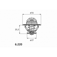 B.316.86 BEHR Термостат, охлаждающая жидкость