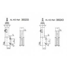 300230 AL-KO Амортизатор