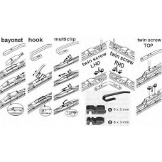 DMS-553 NIPPARTS Щетка стеклоочистителя