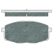 SP 374 PR SCT Комплект тормозных колодок, дисковый тормоз