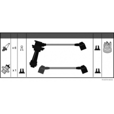 J5382013 HERTH+BUSS JAKOPARTS Комплект проводов зажигания