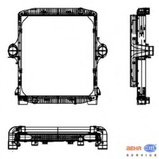 8MK 376 722-181 HELLA Модуль охлаждения