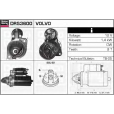 DRS3600 DELCO REMY Стартер