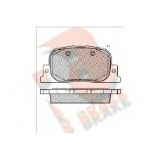 RB1633 R BRAKE Комплект тормозных колодок, дисковый тормоз