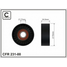 231-00 CAFFARO Натяжной ролик, поликлиновой  ремень