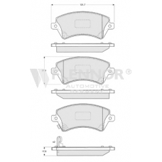 FB210854 FLENNOR Комплект тормозных колодок, дисковый тормоз