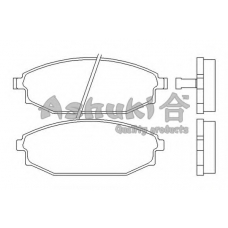 1080-3250J ASHUKI Комплект тормозных колодок, дисковый тормоз