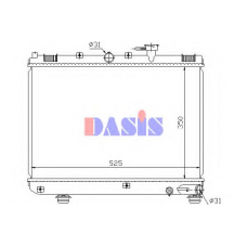 510001N AKS DASIS Радиатор, охлаждение двигателя