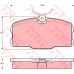 GDB418 TRW Комплект тормозных колодок, дисковый тормоз