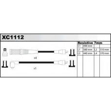XC1112 QUINTON HAZELL Комплект проводов зажигания