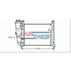 1701801 KUHLER SCHNEIDER Радиатор, охлаждение двигател