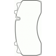 C4054 PAGID Комплект тормозных колодок, дисковый тормоз