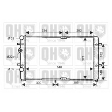 QER2047 QUINTON HAZELL Радиатор, охлаждение двигателя