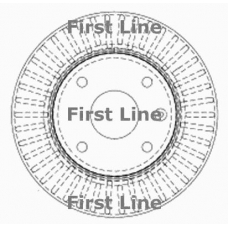 FBD1565 FIRST LINE Тормозной диск