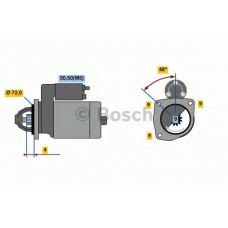 0 986 020 091 BOSCH Стартер