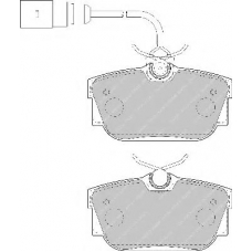 FDB1482 FERODO Комплект тормозных колодок, дисковый тормоз