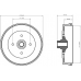 62601 PAGID Тормозной барабан