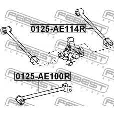 0125-AE114R FEBEST Рычаг независимой подвески колеса, подвеска колеса