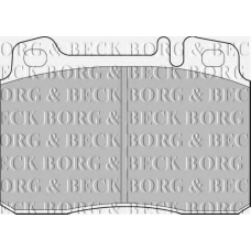 BBP1492 BORG & BECK Комплект тормозных колодок, дисковый тормоз