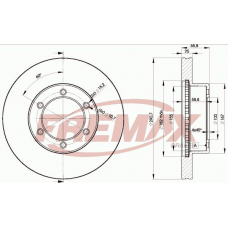 BD-3520 FREMAX Тормозной диск